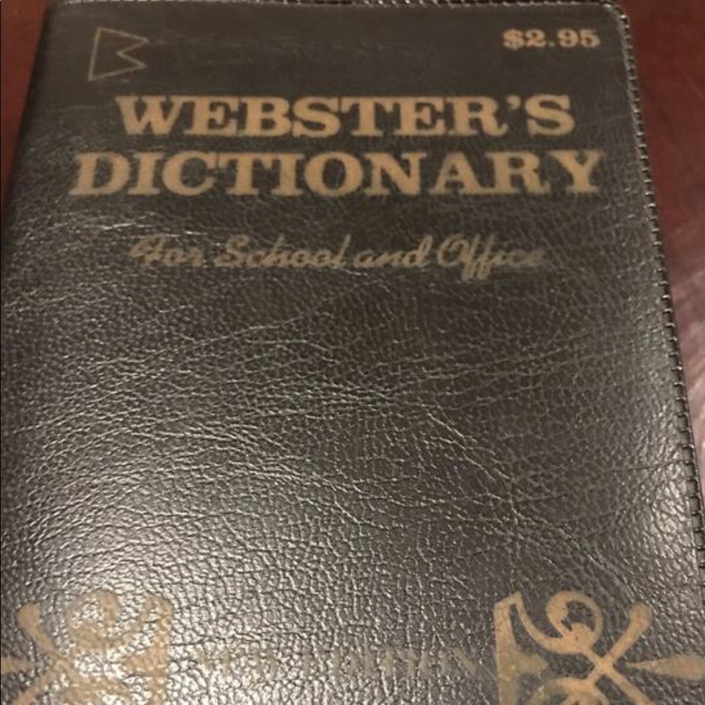Webster’s dictionary 1978 for office and school